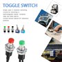 Faankiton 50 pièces Mini Interrupteur à Bouton-poussoir Momentané et 125V 6A 250V 2A 120V 5A 3 Broches 2 Positions Mini Interrup