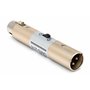 Hosa GMS-274 Interrupteur d'alimentation XLR3F vers XLR3H pour Microphone