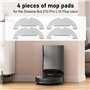 Lot de 4 chiffons de rechange pour aspirateur robot Dreame Bot Z10 Pro L10 Plus