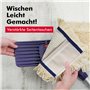 Thometzki Lot de 2 serpillières de 40 cm pour parquets en Bois véritable et carrelages, Peuvent être utilisées humides ou pour U