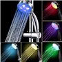 Itian Lumières LED à Changement de Couleurs Pomme de Douche, Salle de Bains Pommes de Douche à LED 7 Couleurs Changement Automat