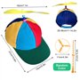 Uirheurd 2pcs Casquette Helice Casquette à Hélice Classique Chapeau Rigolo Colorée Casquettes De Baseball à Hélices Libellule Dr