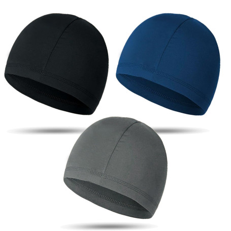 3 Pièce Cyclisme Skull Cap Calotte Doublure de Casque de Refroidissement élastique Bonnet pour Moto