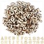 Wxinsheng 200 Pièces Lettres en Bois et Chiffres en Bois (A-Z + 0-9)