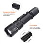 WESLITE Lampe Torche Tactique LED Rechargeable, 1200 lumens Puissante Lampe de Poche de Chasse Zoom capable Lampe de Chasse 5 Mo