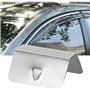 KIMISS12 pièces Vent Déflecteur Clips De Voiture Vent Pluie Déflecteur Canal En Acier Inoxydable Fixation Clips De Retenue Fit p
