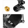 QWORK® Shock Mount Micro en Metal, Pied de Micro Shock Mount Anti-Vibration pour Microphone à Condensateur avec Diamètre de 45 m