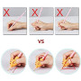 YYST 4 Pièces Guide Doigts Ecriture , Silicone,Pencil Grips for Kids,Ergonomique Aide Pour Enfant Adulte Besoin