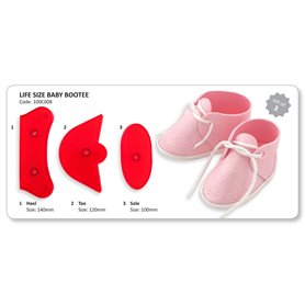 JEM - Emporte-pièces en forme de chaussons de bébé grandeur nature – Sugarcraft Cutters JEM - Emporte-pièces en forme de chaussons de bébé grandeur nature – Sugarcraft Cutters