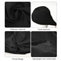 Lot de 2 bonnets de bain plissés - Double couche - Protection auditive - Bonnet de bain bandana - Couleur unie - Pour femme - So