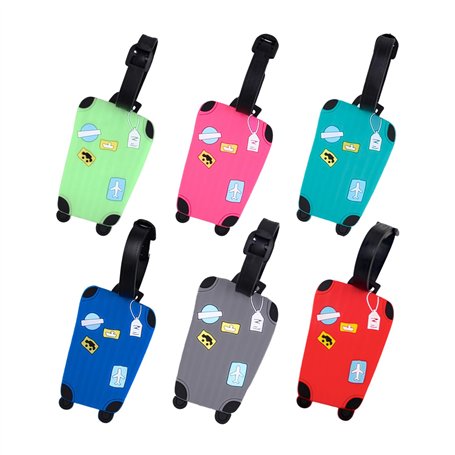 CHSZSH 6 Pièces D'Étiquettes À Bagages