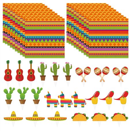 20 serviettes de fête