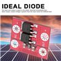 Diode idéale de 15A Batterie Panneau Solaire chargeant l'anti diode Protection d'irrigation inversée Diodes-Contrôleur De Idéal