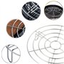 Grille Ronde en Acier Inoxydable - Support Polyvalent pour Cuisson à la Vapeur, Refroidissement & Friture, Accessoire de Cuisine