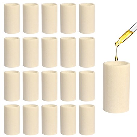 20 Pièces Diffuseur D'huiles Essentielles en Bois Diffuseur de Parfum en Bois Diffuseurs en Bois pour Huiles Essentielles Diffus