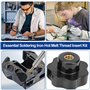 Frogetu Insert Fileté,Jeux d'embouts à Souder Pour Inserts Taraudés,Pointe Fer a Souder Pour Inserts Filetés M2/M3/M4/M5/M6/M8