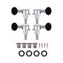 2L2R Ukulele Tuning Pegs Alliage de Zinc Précisément Ukulele Verrouillage Tuners Mécaniques pour Ukulele String Tuning