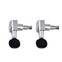 2L2R Ukulele Tuning Pegs Alliage de Zinc Précisément Ukulele Verrouillage Tuners Mécaniques pour Ukulele String Tuning