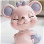 Healifty Figurine Souris Miniature résine Animal Sculpture Statue Articles Ornements pour la décoration de Bureau à Domicile (Ro
