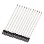 TOYANDONA Lot de 12 stylos à bille à pointe interchangeable - Pointe lisse - 7 cm - Pour l'école, la maison, le bureau - Encre n