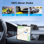 Support de Voiture, 360 Degrés Support Tablette Voiture Pare-Brise Tableau Bord Support Téléphone Voiture avec Ventouse Compatib