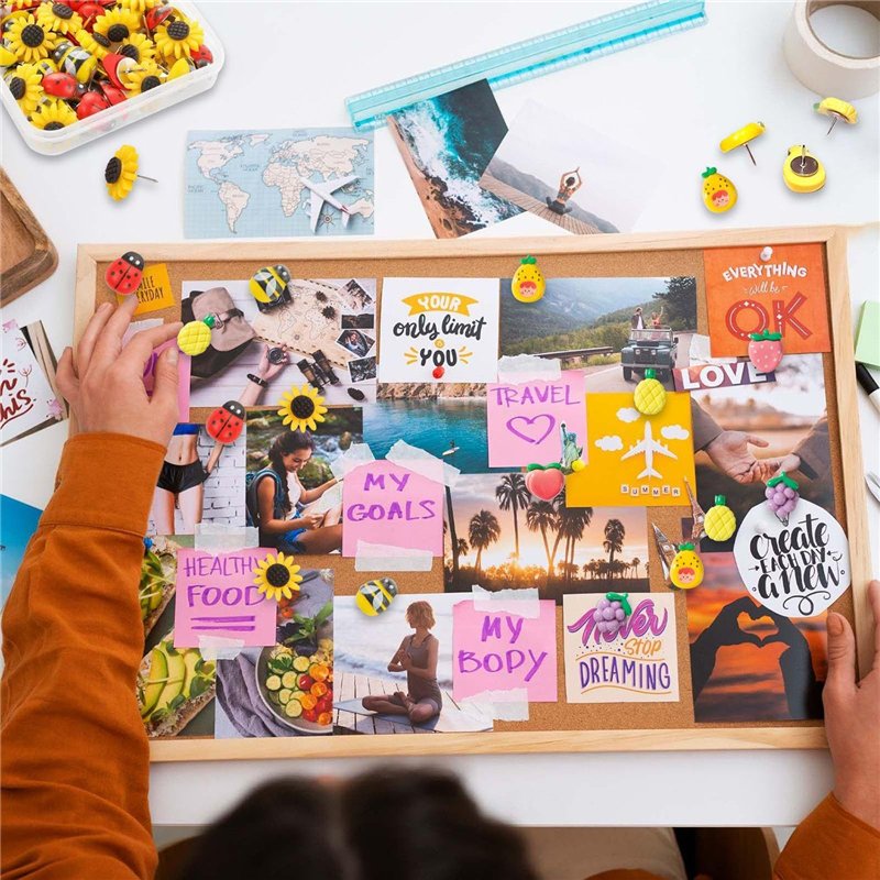 PINGEUI Lot de 6 jardinières rectangulaires en Plastique de 43 cm