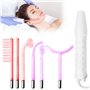 Bâton à haute fréquence pour le visage avec 6 sondes