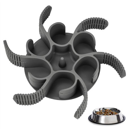 HWSWSH Gamelle Anti Glouton Chien Silicone Découpable