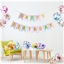 Steemjoey Décorations Anniversaire, Ballons Anniversaire Happy Birthday Deco et 12 pcs Ballons de Confettis, Décorations pour fê