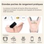 Porte-bébé nouveau-né jusqu'à 20 kg (0 à 36 mois), porte-bébé ergonomique 3 en 1 pour hanches, dos et devant, maille respirante 