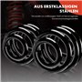 Frankberg 2x Ressorts de suspension Essieu Arrière Compatibles avec 307 2000-2014 C4 Coupé 2004-2011 C4 I 2004-2011 C4 II 2009-2