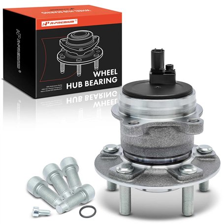 Frankberg 1x Kit de roulements de roue Essieu Arrière Gauche ou droite Compatible avec Focus III 1.0L-2.0L 2010-2023 Focus III T