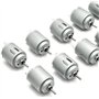 DollaTek 10Pcs DC Motor 140 Mini Moteur Électrique DC 3-5V 6300 RPM pour DIY
