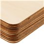 PINGEUI Lot de 15 feuilles de tilleul - 300 x 200 x 1,6 mm - Feuilles A4 fines en contreplaqué brut pour décoration de la maison