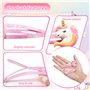Lot de 20 barrettes à cheveux pour fille - Avec 20 élastiques à cheveux brillants - Licorne - Pinces à cheveux mignonnes - Pince