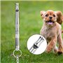 Hffheer Sifflet À Ultrasons pour Chien Sifflet Professionnel pour Chien Arrêtez Sifflet À Pois Réglable Sifflet pour Chien