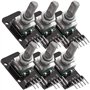GERUI Lot de 6 modules d'encodeur rotatif KY-040 compatibles avec module d'encodeur rotatif Arduino à 360 degrés
