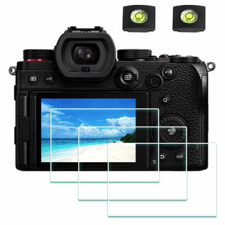 ULBTER Film de Protection d'Ecran pour Panasonic LUMIX S5 et Housse de Sabot Protecteur Verre Trempé 0