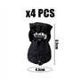 KSBBHDS Lot de 4 chaussures imperméables pour chiens - Antidérapantes - Protection des pattes de chien - Semelles souples pour a