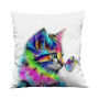 DHSBGWSX 1 housse de coussin décorative pour chat