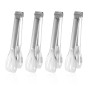 DHSBGWSX Lot de 4 pinces alimentaires en acier inoxydable - Accessoires de cuisine pour barbecue