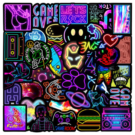 Lot de 100 autocollants décoratifs pour scrapbooking