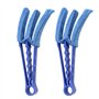 Lot de 2 Outils de Nettoyage pour Stores Vénitiens - Brosse à Griffes et Plumeau en Microfibre - Nettoyeur de Rideaux et Climati