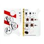 HDGSAFD Lot de 2 cartes anti-tiques avec loupe