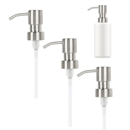 Pompe à lotion filetée en 3 pièces