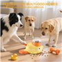 Zikenis Slow Feeder Jouet Intelligent pour Chien,Jouet interactif pour Chien,en Forme de Canard,pour Chien avec Distributeur de
