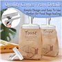 STARVAST 15 Pcs Pinces Sachets Alimentaires - Pinces en Acier Inoxydable Pince Conservation Alimentaire pour Étanches à l'air Sa