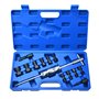 Zoomtools 12/13 pièces 8-32 mm Extracteur de roulement intérieur trou borgne Kit de retrait de roulement avec marteau coulissant