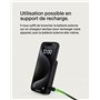 Belkin BoostCharge Pro Batterie Externe Magnétique sans Fil 5000mAh avec Qi2, Chargeur Portable Compatible MagSafe, Support inté