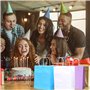 Sac Papier Kraft Multicolore - 30 Pièces Pochette Cadeau pour Anniversaire, Célébrations de Mariage et Fête